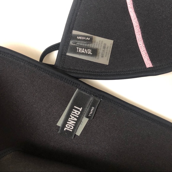 Pink Neoprene Trinagl Bikini - Picture 4 of 5